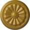 Ekena Millwork Olivia Ceiling Medallion (Fits Canopies up to 2 1/8"), Hnd-Painted Pharaohs Gold, 7 7/8"OD x 1 1/8"P CM07OLPGS - alternate 1
